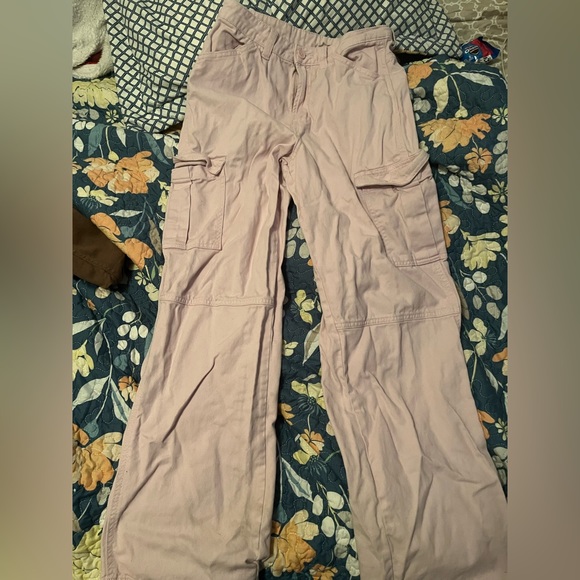 Pink cargo pants low waist - Picture 2 of 2